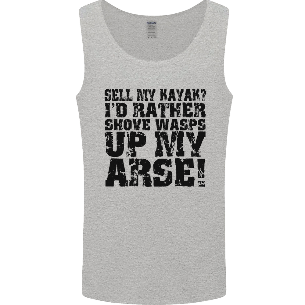 Sell My Kayak? Funny Kayaking Mens Vest Tank Top