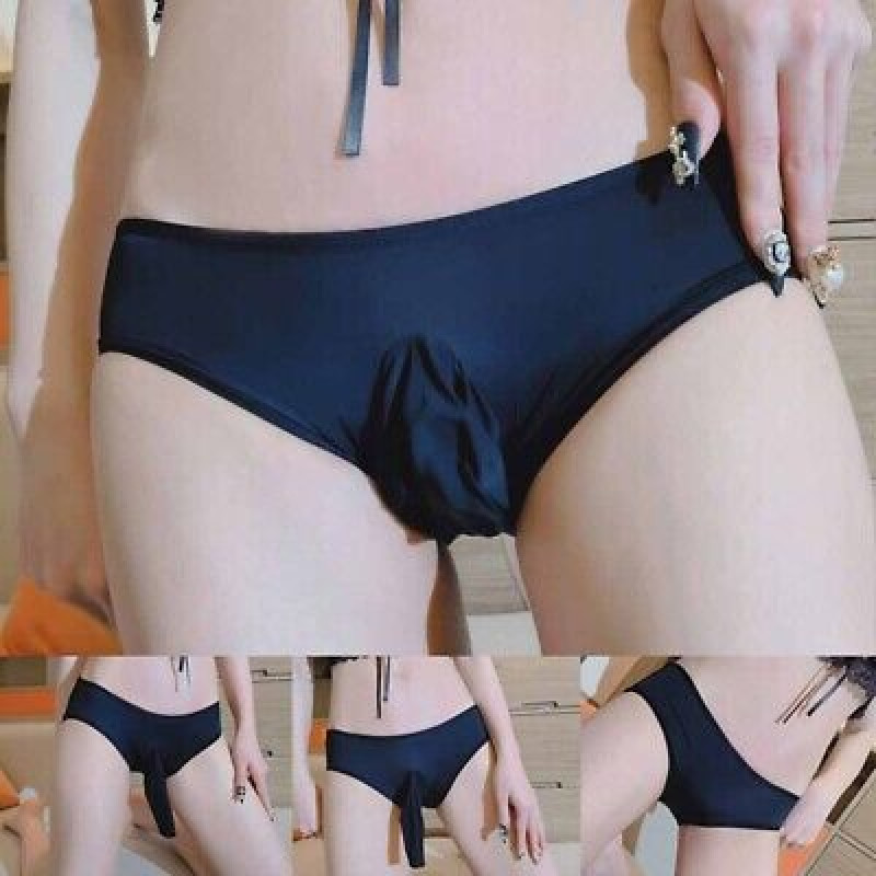 Sexy Men See-through Briefs Sheer Mesh Pouch Underwear Seamless Panties Lingerie