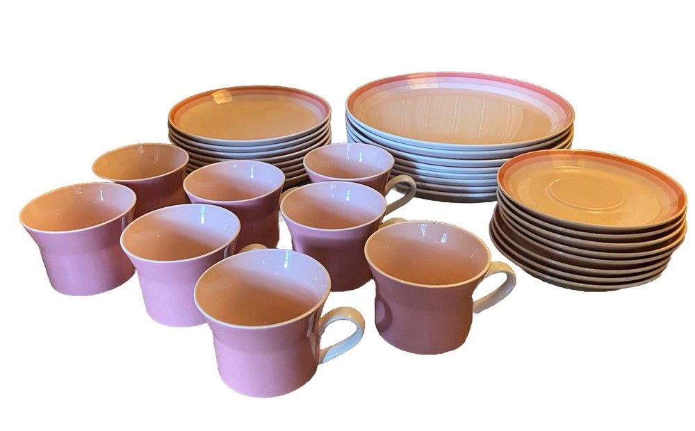 VINTAGE MIKASA DINNERWARE SET FOR 8 Playmates Sarsaparilla Made In Japan