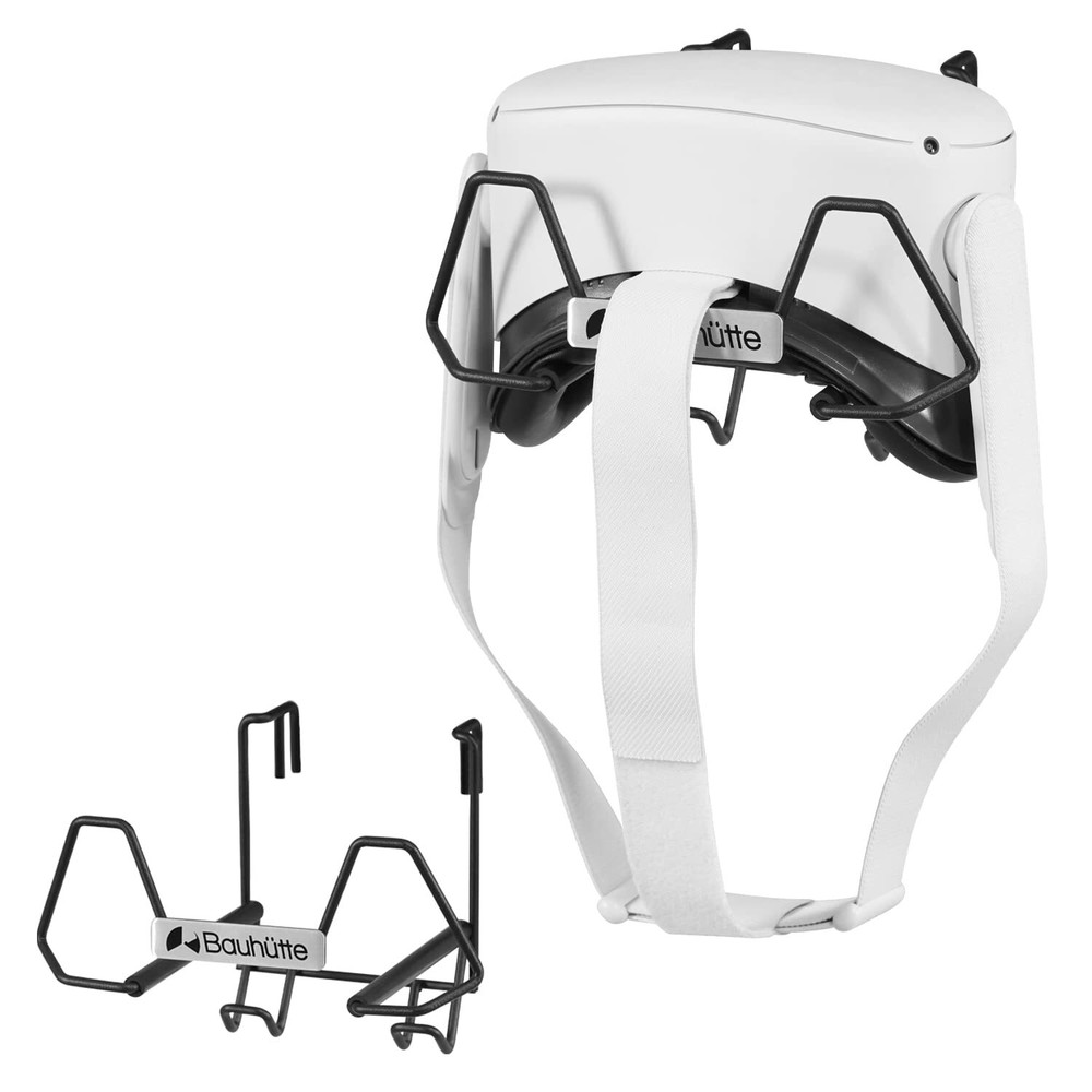Bauhutte BHP-100VR-BK VR Goggles and Controller Storage Hanger