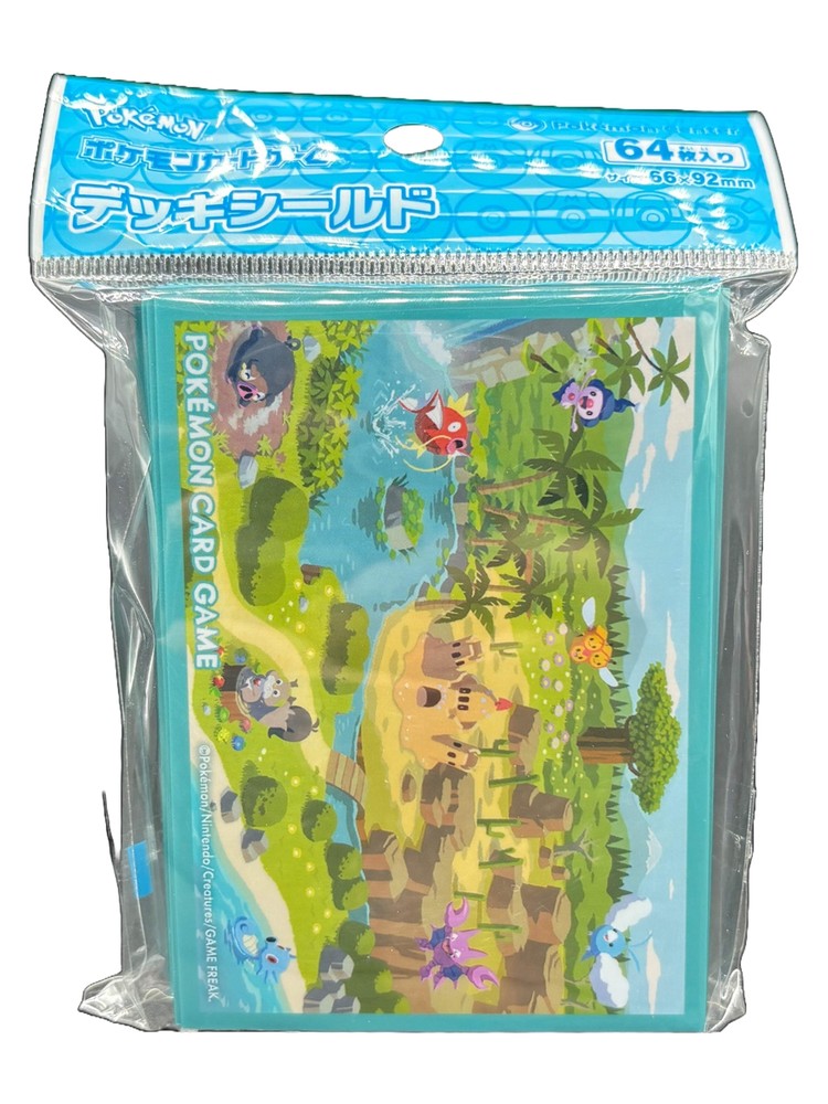 Pokemon Connected World Card Sleeves 64ct - Official Pokémon Center Japan - Fast US Shipping