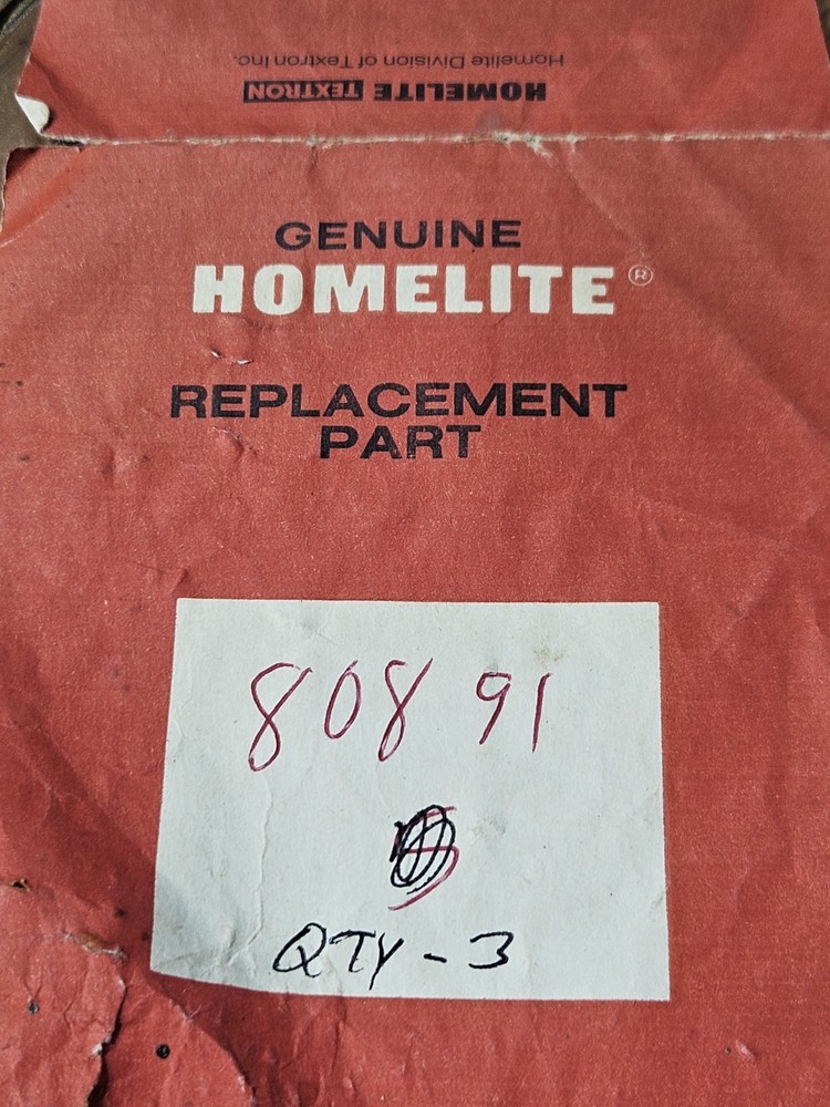 New Old Stock Homelite Screws Part # 80891 (3 Screws In Pack)