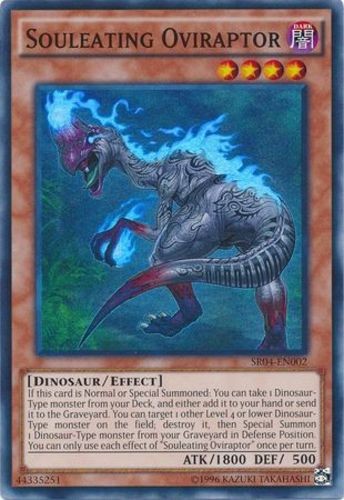 Souleating Oviraptor SR04-EN002 Super Rare Unlimited Lightly Played