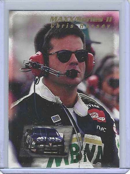 Chris Hussey  1995  Maxx Series Ii Race Cards  #193
