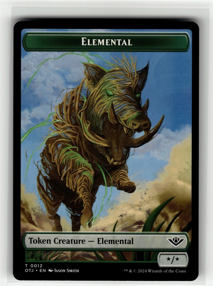 ELEMENTAL TOKEN Outlaws of Thunder Junction #12 OTJ(NM+)(MTG)