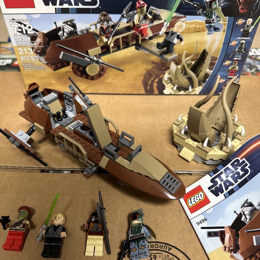 LEGO Star Wars Desert Skiff Escape Set 9496 with Minifigures