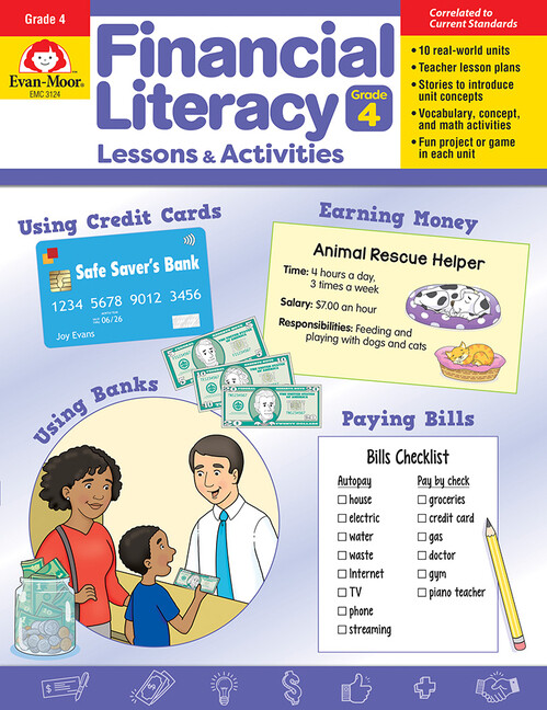 Financial Literacy Lessons And Activities, Grade 4 - Teacher Resource
