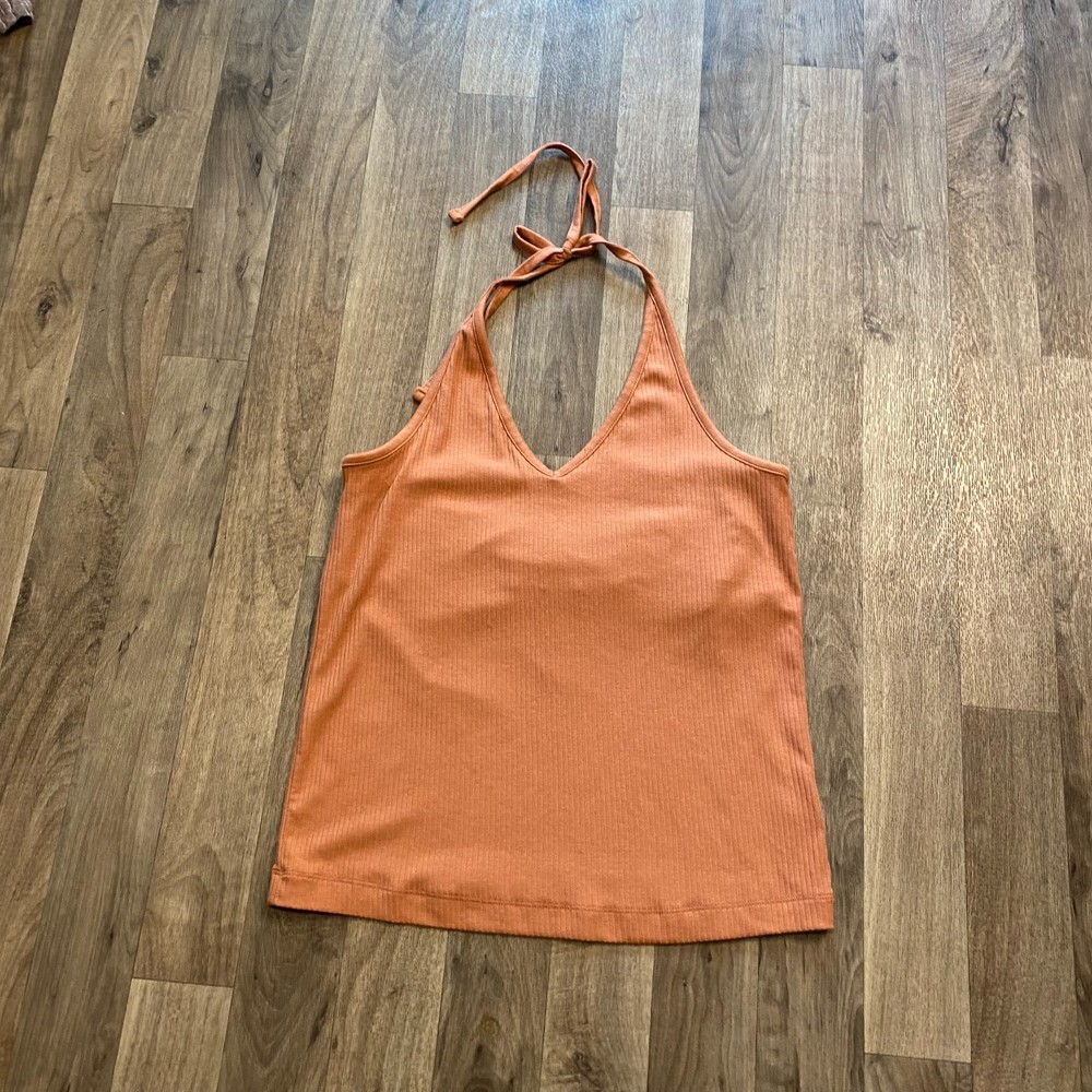 Old Navy Tank Women's Size XL Peach Halter Camisole Cropped