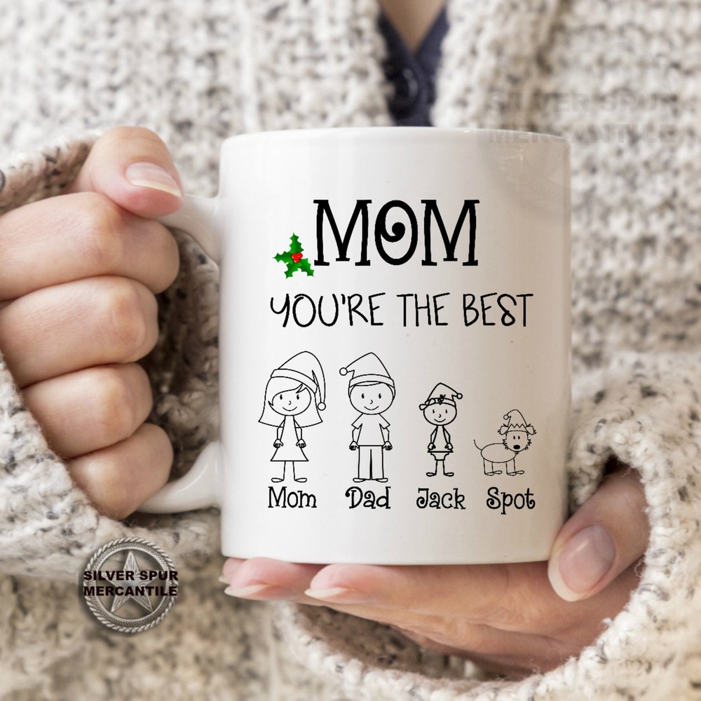Mom Gift Mom Holiday Mug Gift For Mom From Kids Christmas Holiday Gift From