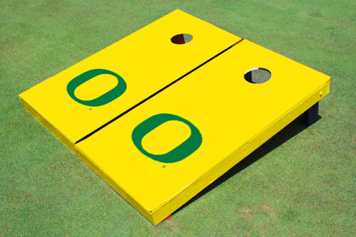 University of Oregon Yellow Matching Solid Cornhole Boards
