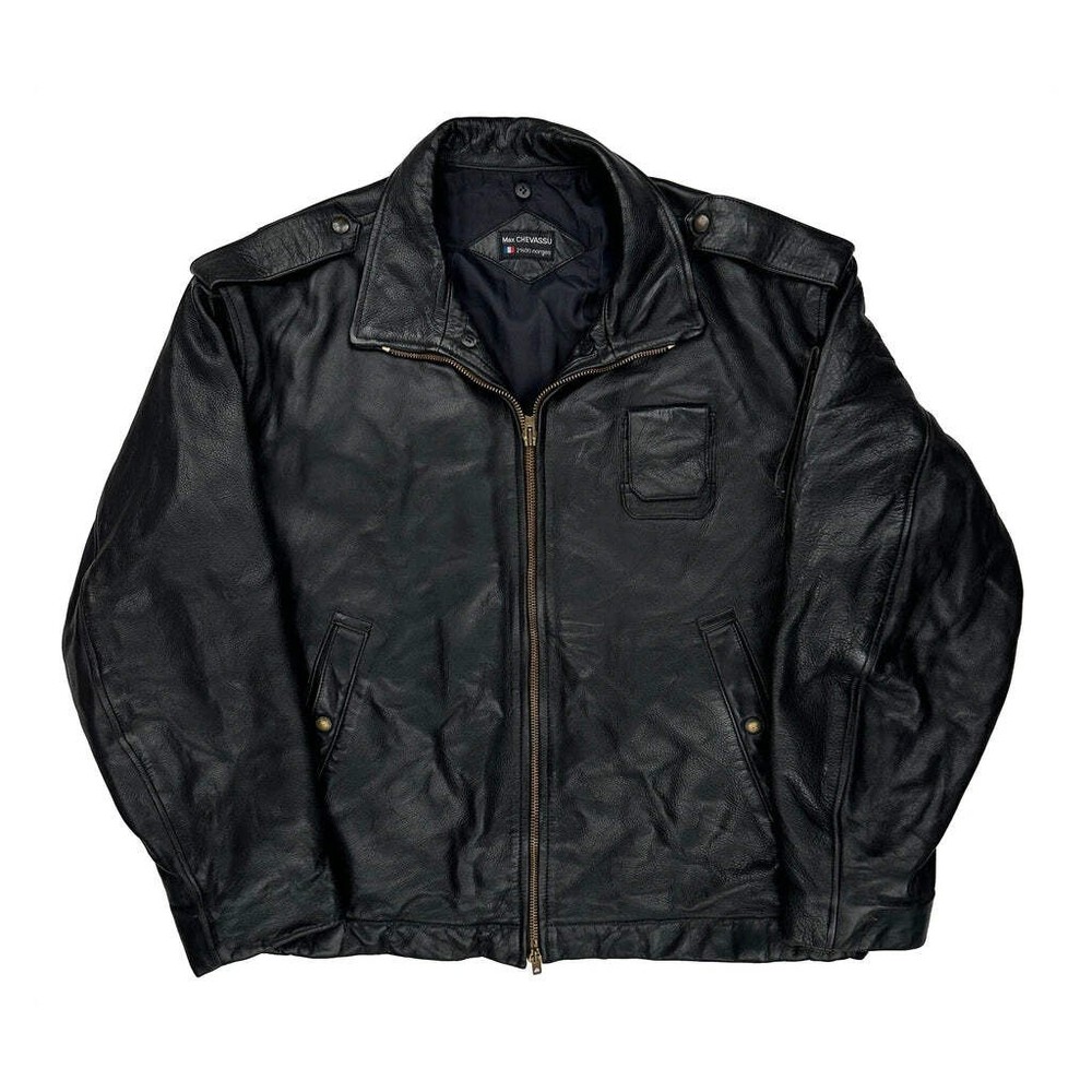 Unbranded Leather Jacket - Large Black Leather