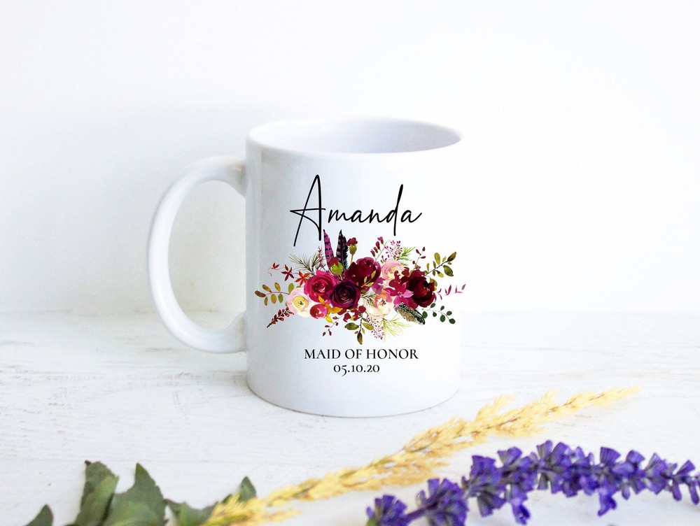Bridesmaid Proposal Bridesmaid Mug Custom Personalized Mug Bridesmaid Gift
