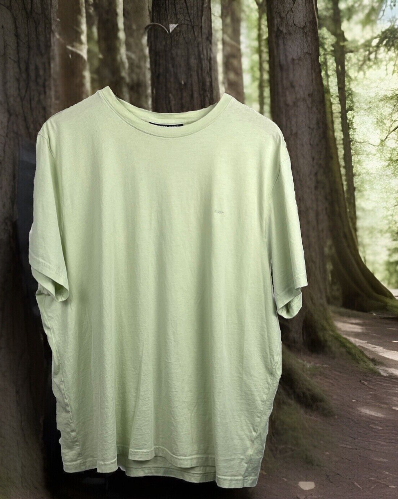 Michael Kors T Shirt Short Sleeve Crew Neck Green 100% Cotton Men XXL 2XL Preppy