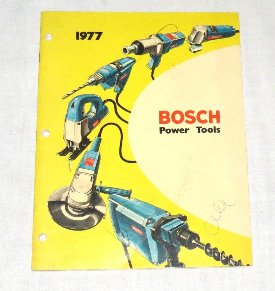Bosch Power Tools Catalogue 1977