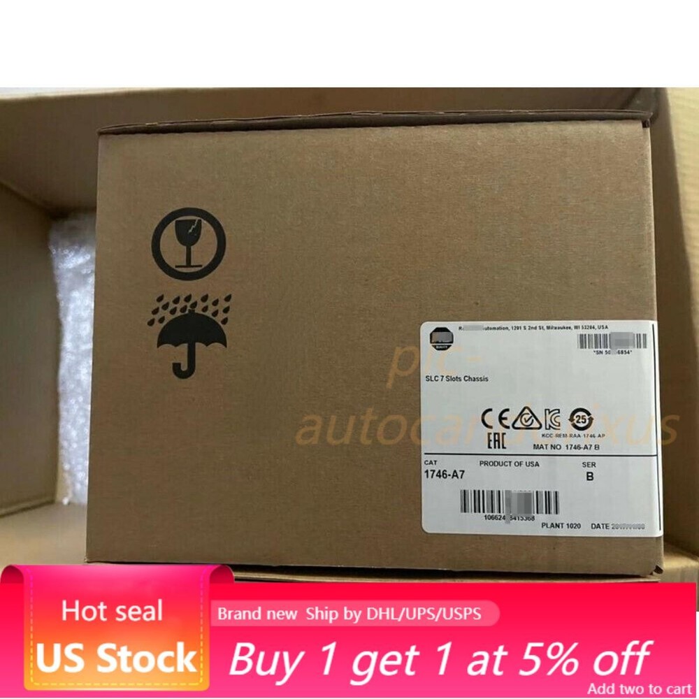 Allen Bradley 1746-A7 SLC 7 Slots Chassis Module New Factory Sealed