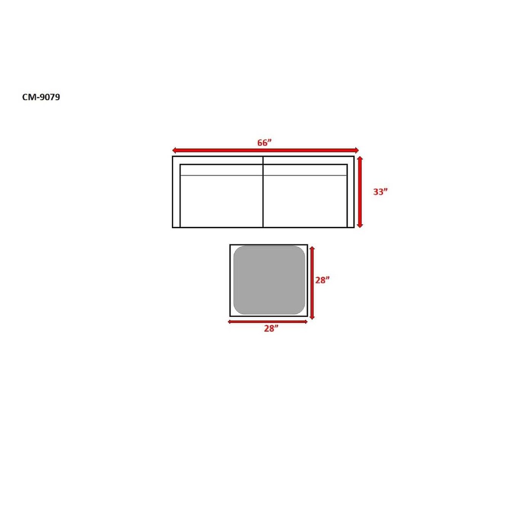 LSI 2 Person Seating Grouop With cushions