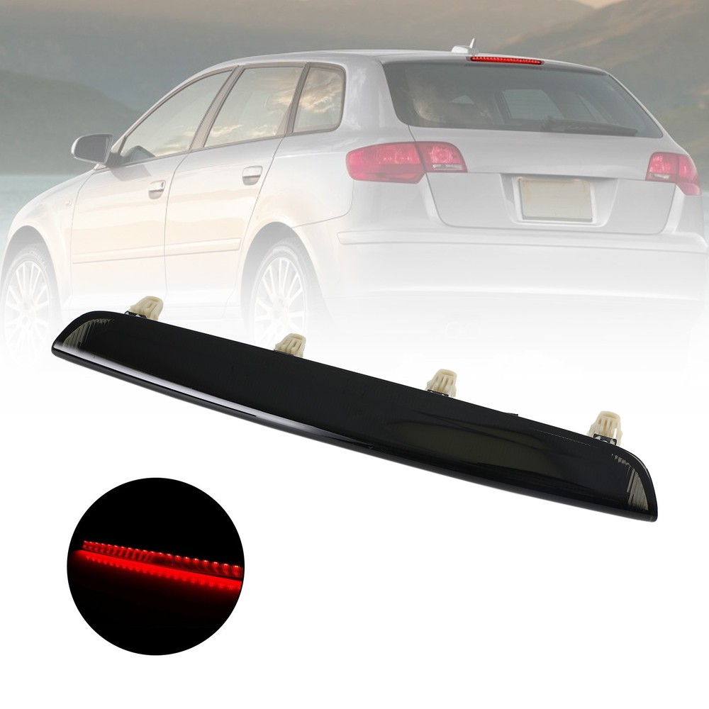 LED Smoke Lens 3RD Third Brake Stop Light For Audi A3 S3 RS3 Sportback 2004-2012