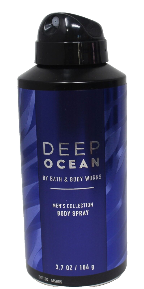 Bath & Body Works Deep Ocean Men's Body Spray Mist Cologne 3.7 oz New