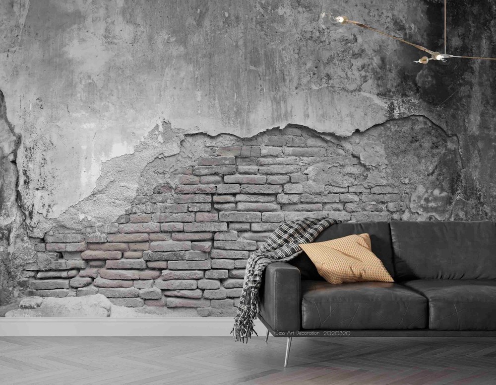3D Brick Wall Architecture Wall Murals Wallpaper Murals Wall Sticker