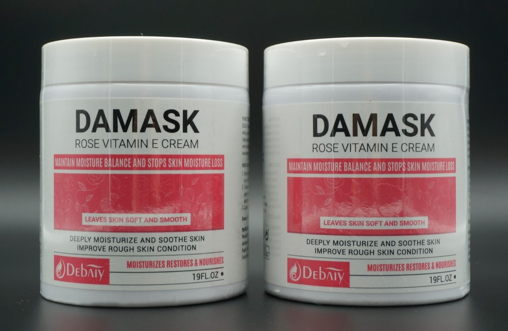 Debaiy 2-Pack Damask Rose & Vitamin E Moisturizing Cream