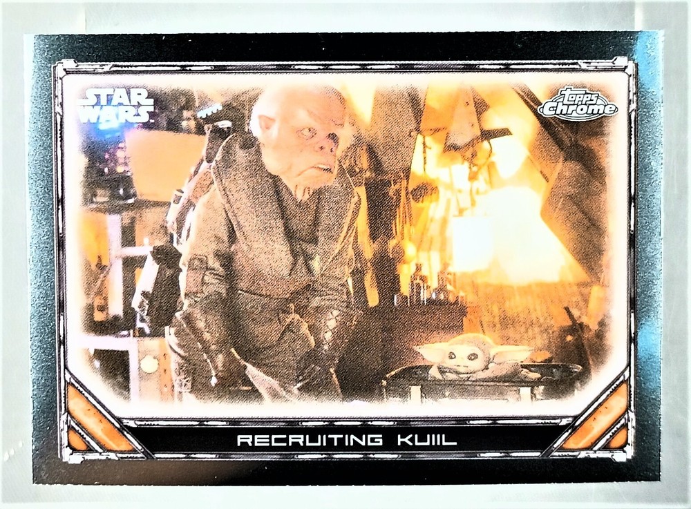 Topps Chrome Star Wars The Mandalorian Base Card S1-38 RECRUITING KUIIL See Pics