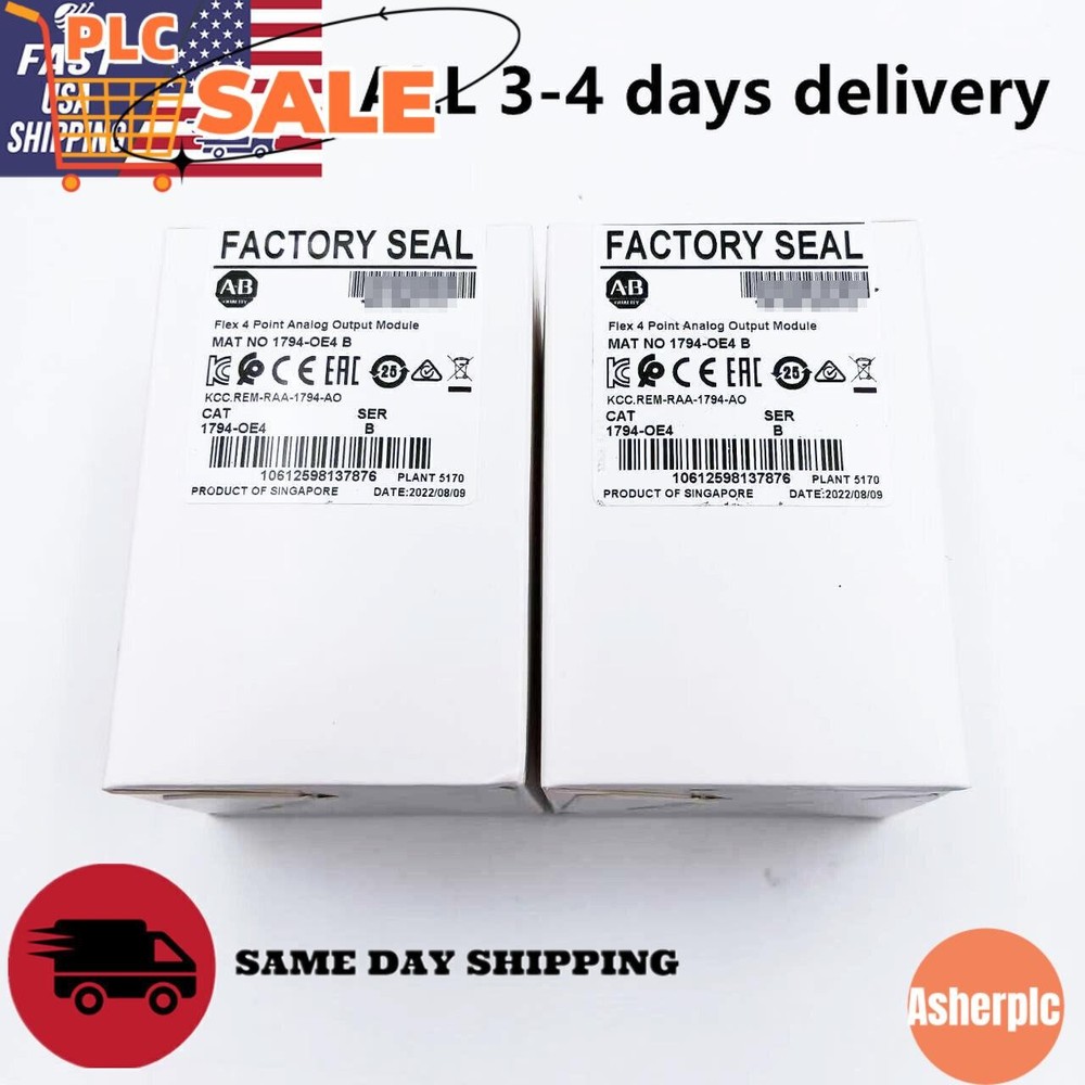 Allen Bradley 1794-OE4  Flex 4 Point Analog Output Module New SEALED US Free Tax