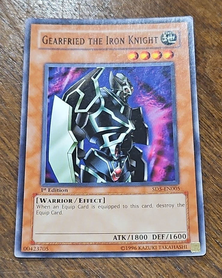 Gearfried the Iron Knight SD5-EN005 Structure Deck: Warrior's Triumph 1st Edition