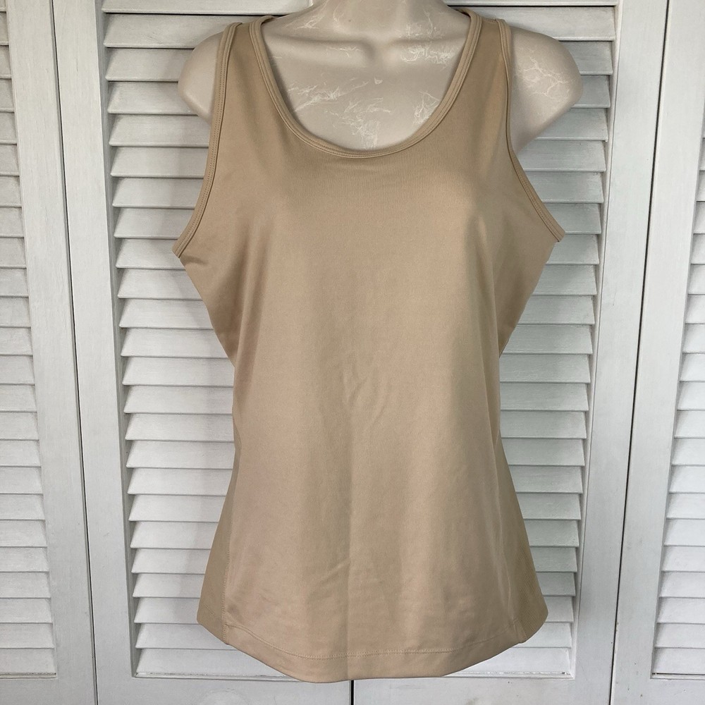 Tommy Copper Womens Beige Lower Back Support Shapewear Tank Top XL NWT