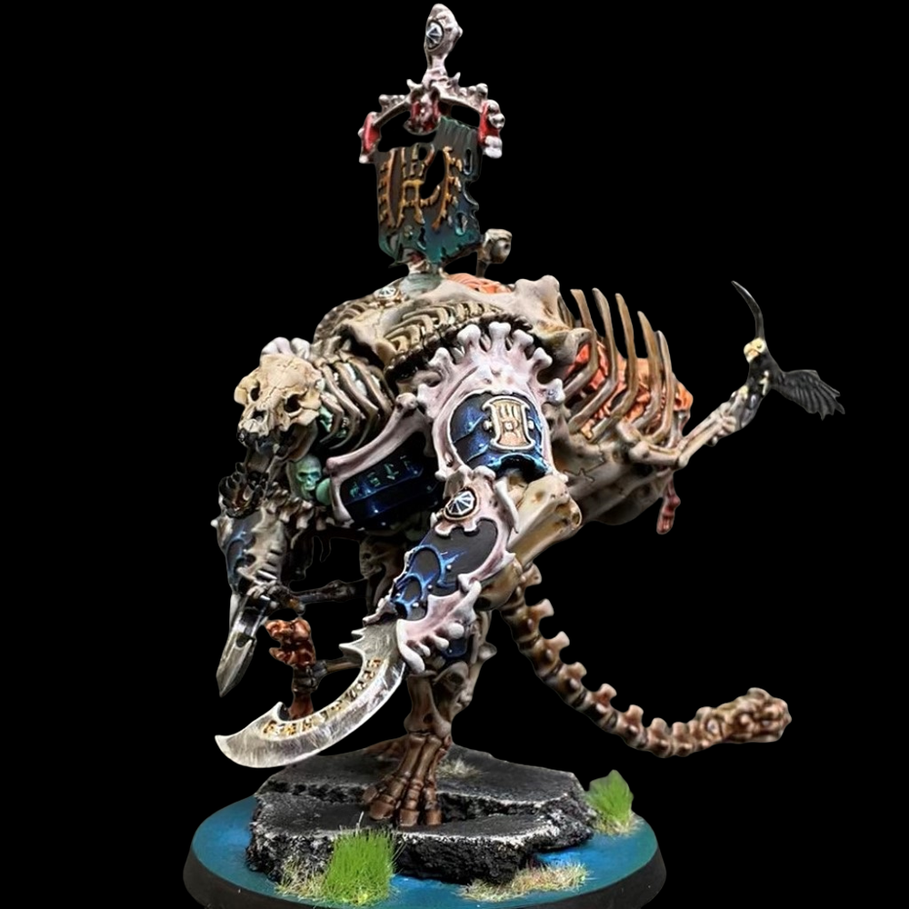 Warhammer Age of Sigmar Gothizzar Harvester Painted Boneshaper Army Model