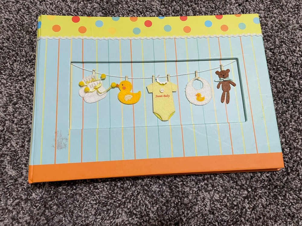 Jean Gift & Card Co PAPYRUS BABY FIRST ALBUM MEMORY Photo BOOK In KEEPSAKE Box-image