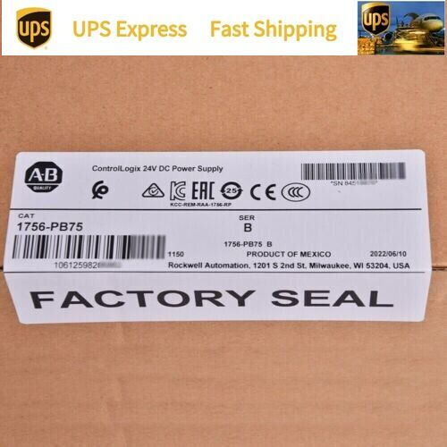 1756-PB75 New Factory Sealed AB 1 YEAR WARRANTY FAST DELIVERY 1PCS VERY GOOD-image