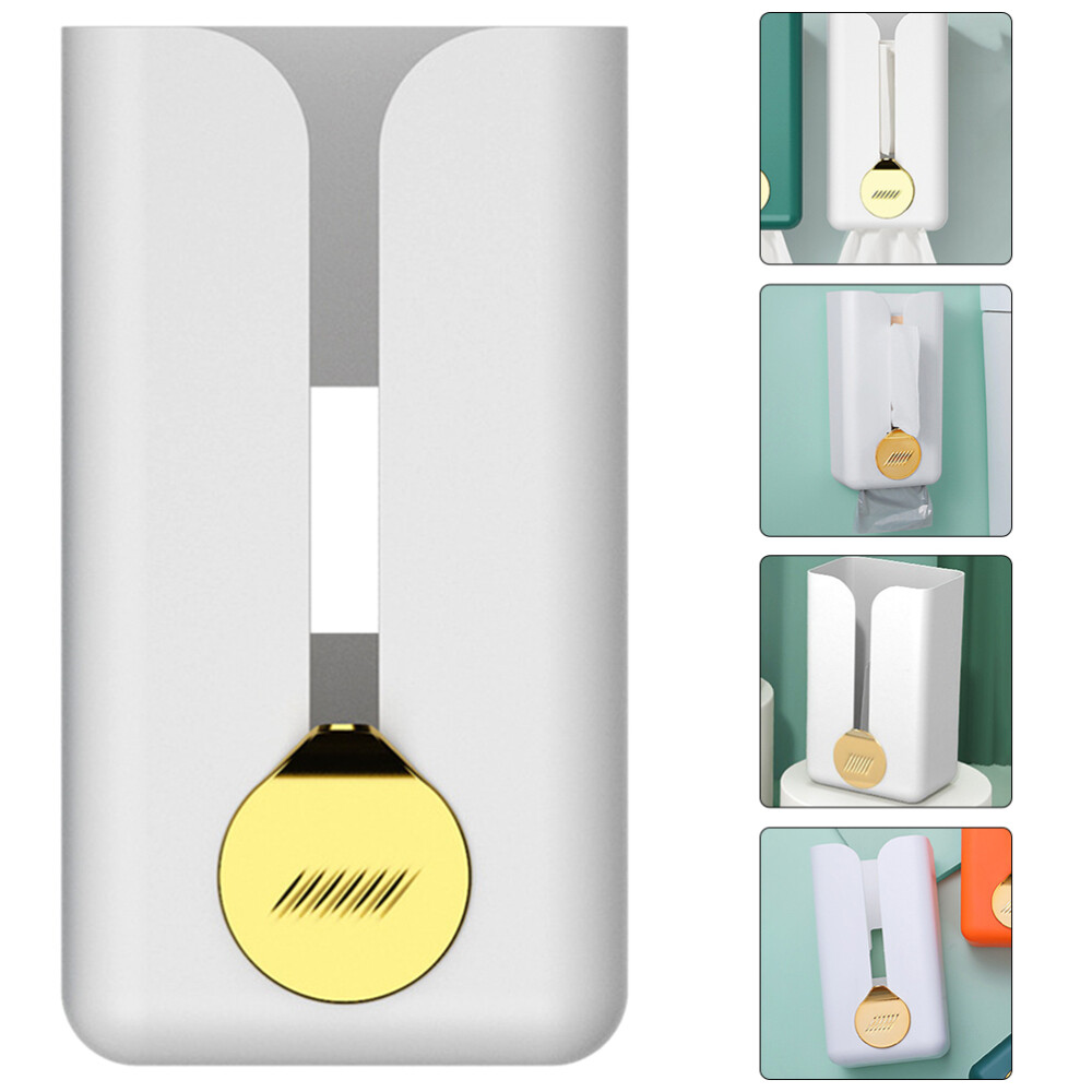 Wall-Mounted Tote Bag Storage Box for Trash or Shopping Bags