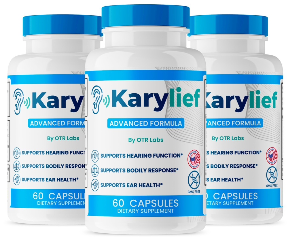 Karylief Official, Advanced Formula Ear Health Support Supplement Tinnitus 180ct