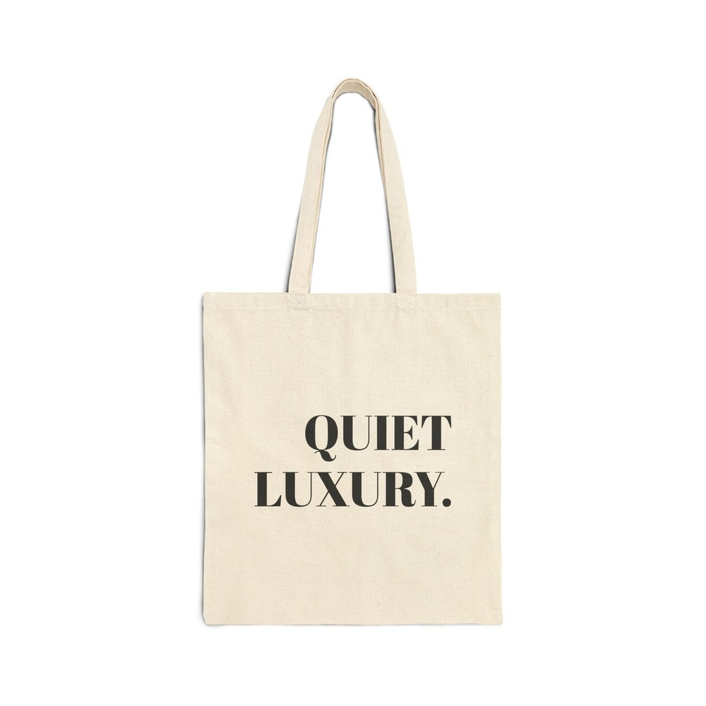 Eco-Friendly Quiet Luxury Canvas Tote Bag for Everyday Use