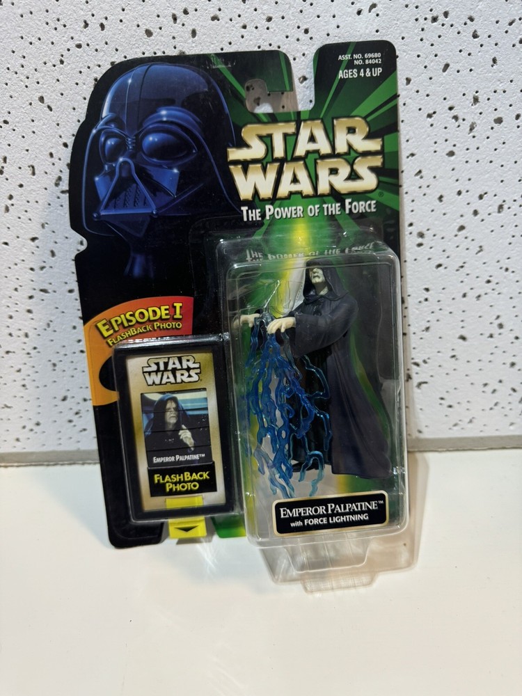 Vintage Star Wars POTF Emperor Palpatine Flashback Figure Sealed New
