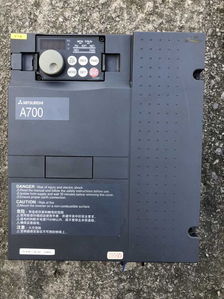 Used Mitsubishi inverter FR-A740-7.5K-CHT 7.5KW 380V Tested In good condition
