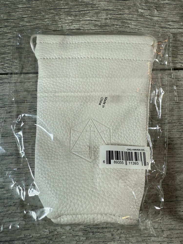 Vox Machina Critical Role RPG Dice Set: Vex'ahlia + White PU Leather Bag NEW