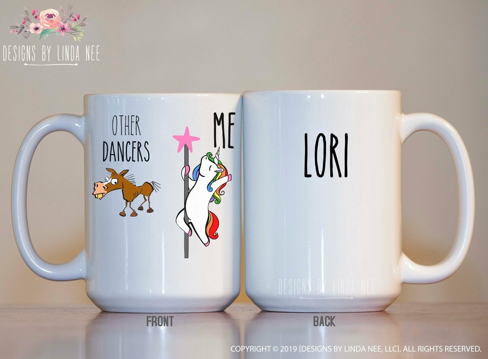 Dancer Gift Unicorn Dancer Mug Funny Pole Dancer Unicorn Mug Gag Gift Unicorn