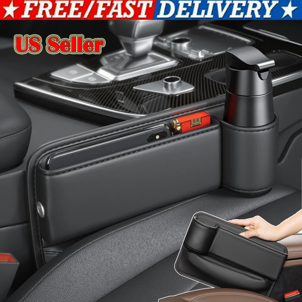 Side Car Seat Gap Filler Storage Bag Organizer Box Phone Holder Accessories New