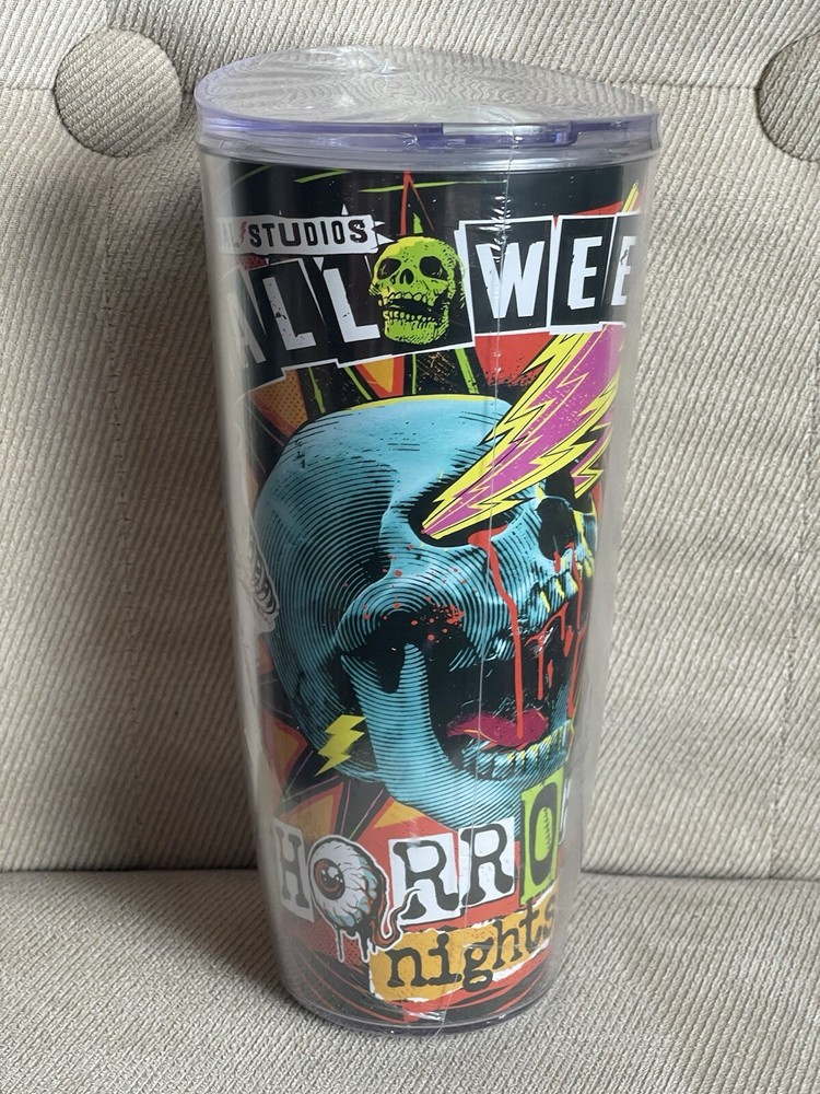 2024 HHN 33 Universal Halloween Horror Nights Refillable Tumbler NEW Sealed