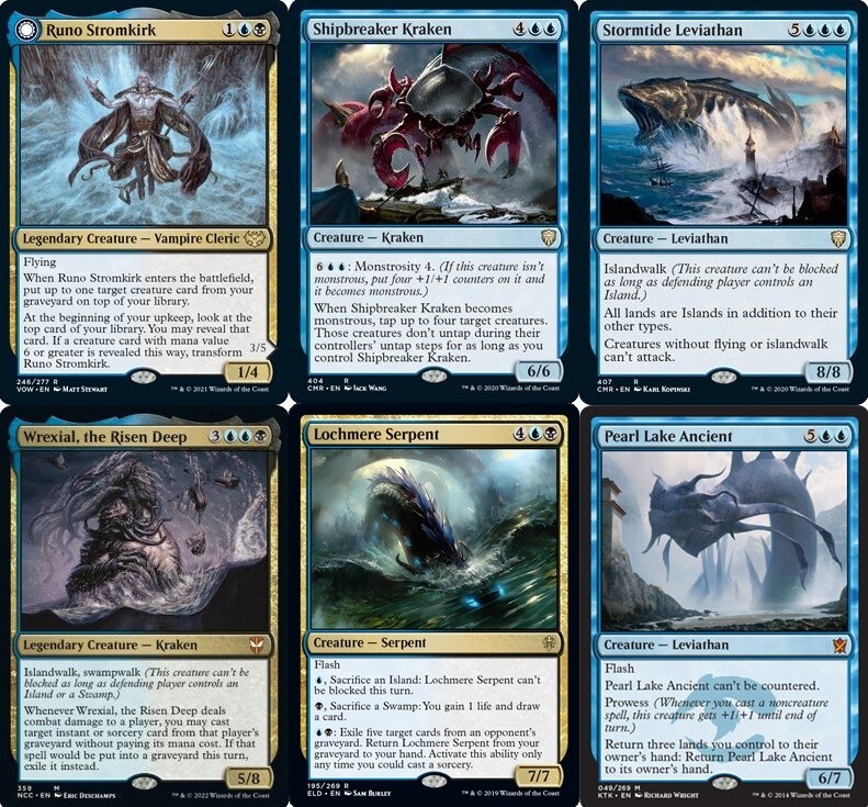 MTG Commander EDH Deck Runo Stromkirk 100 Cards Sea Creatures Custom Deck - NM