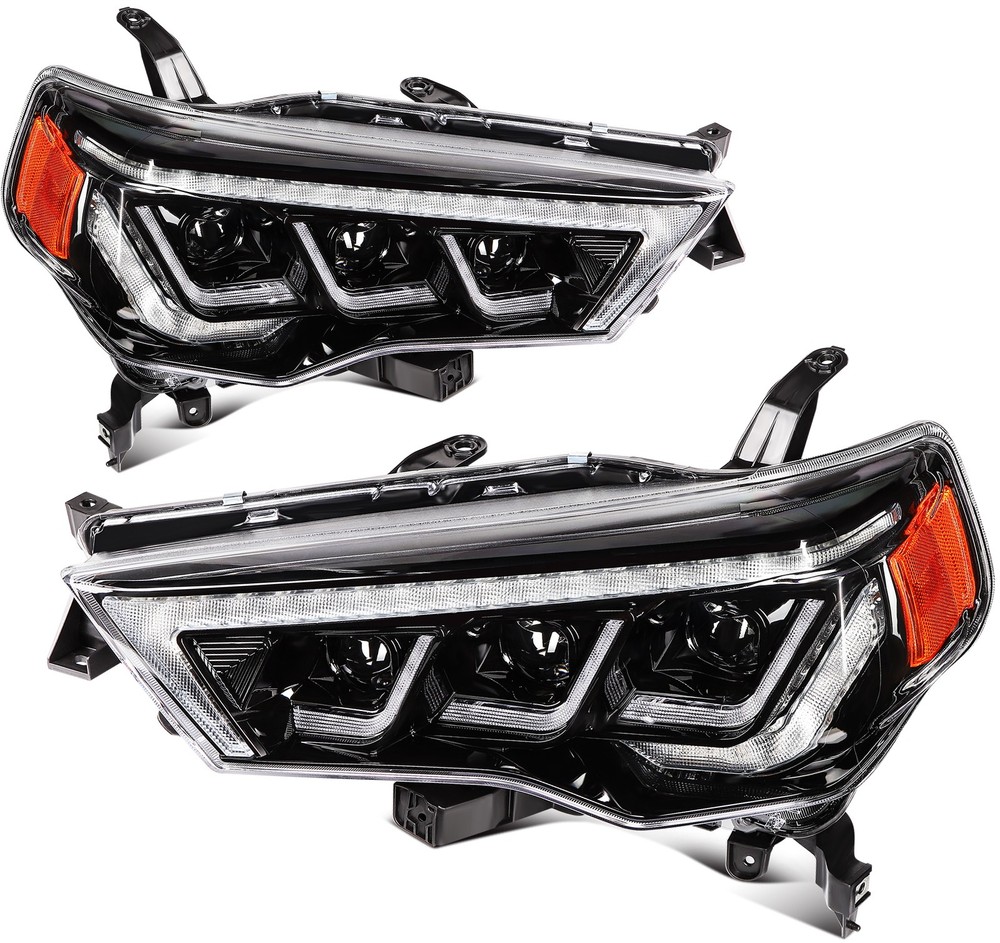 Left+Right Headlights Assembly w/LED DRL For Toyota 4Runner 2014-2021 Projector