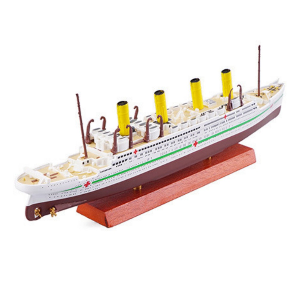 Alloy 1/1250 Scale HMHS Britannic Cruise Ship Model Toy Gifts Collection Decor