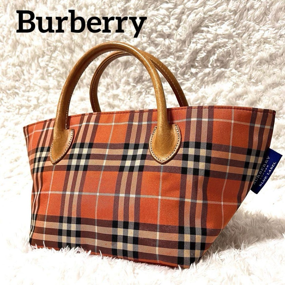 Burberry Blue Label Boat-Shaped Tote Bag Handbag