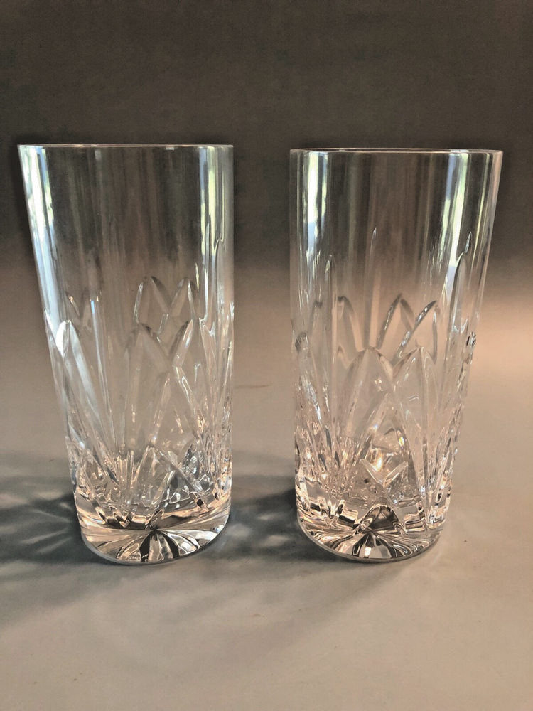 Marquis by Waterford Brookside 5.75 Inch Crystal Highball Tumblers Set of 4
