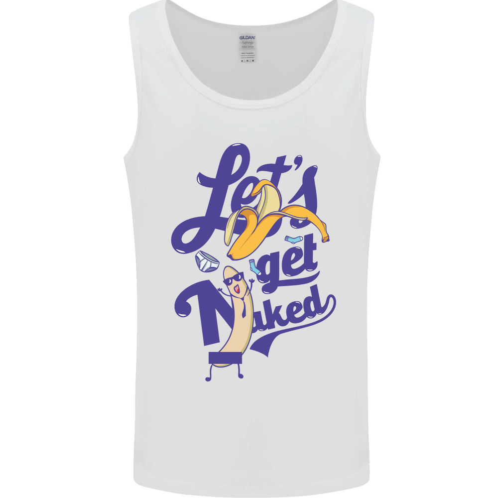 Lets Get Naked Mens Vest Tank Top