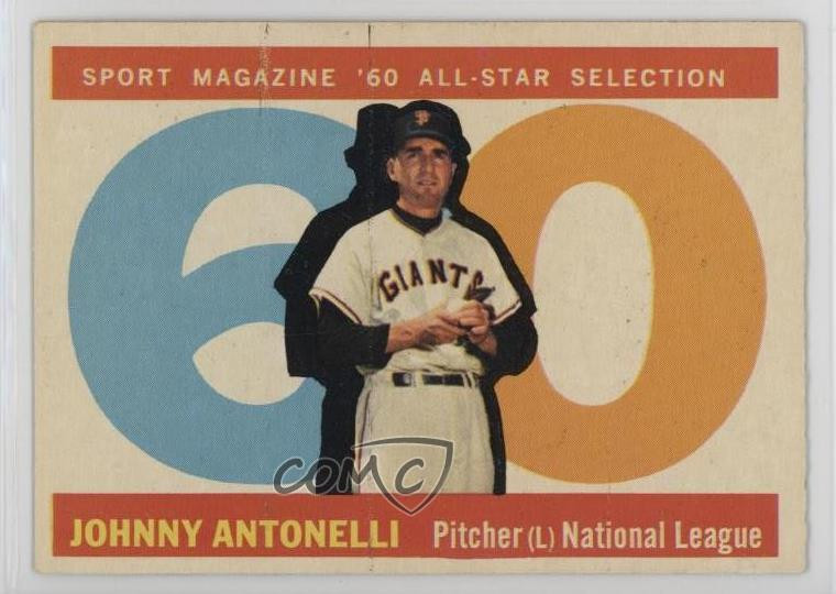 1960 Topps Johnny Antonelli #572 Baseball Card High Number