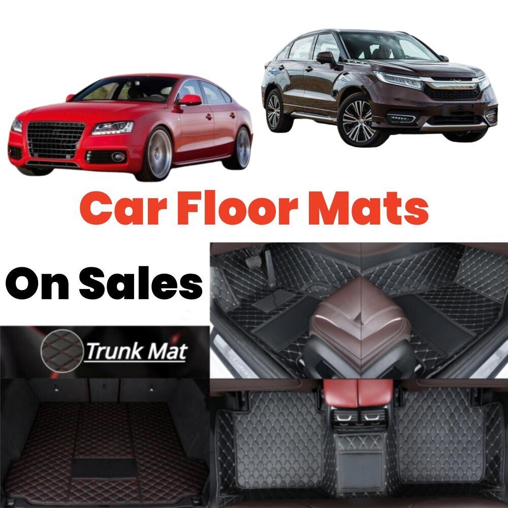 For Fiat All Models Car Mats Waterproof Auto Liners Custom Carpets All Weather