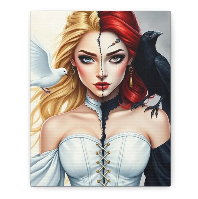 Fantasy Wall Art Divided Grace for Enchanted Home Decor  