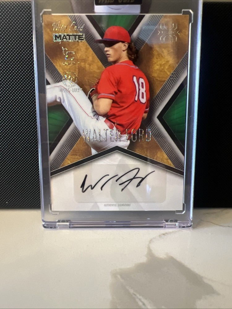 2024 Wild Card Matte Walter Ford Auto X-Plode 1/1 MXPA-WF Rookie Card
